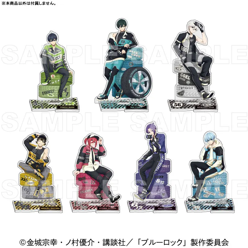 

Anime BLUE LOCK Nagi Seishiro Reo Chigiri Hyoma Rin Cosplay Acrylic Figure Stand Cartoon Standing Sign Adorn Xmas Gift