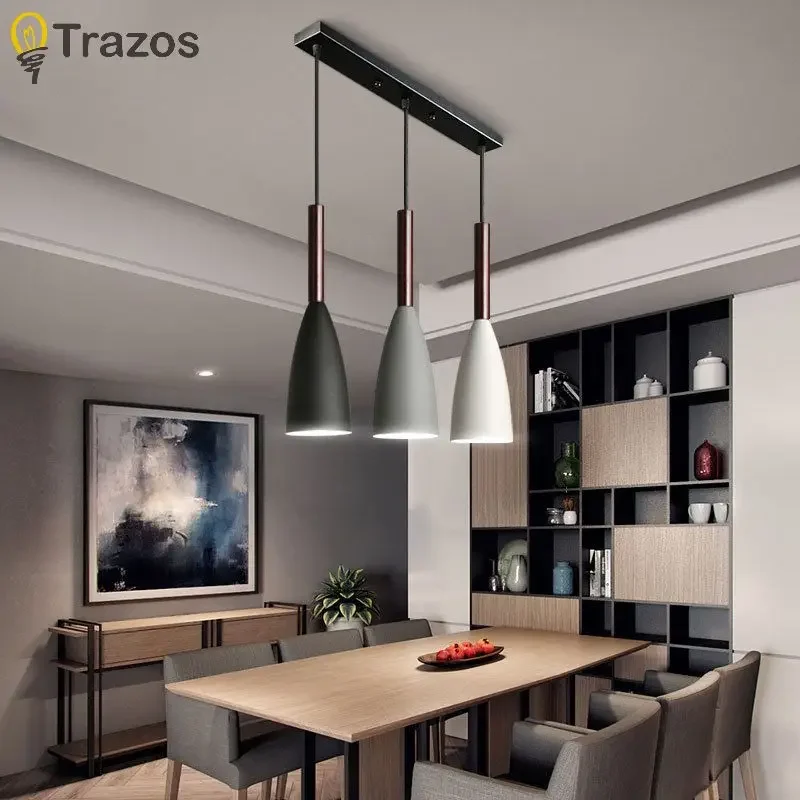 Esszimmer-Kronleuchter Dreiköpfige Tischleuchte Moderne Barleuchte Kleine Einfache Kreative Nordische LED-Beleuchtung für Esszimmer Großhandel