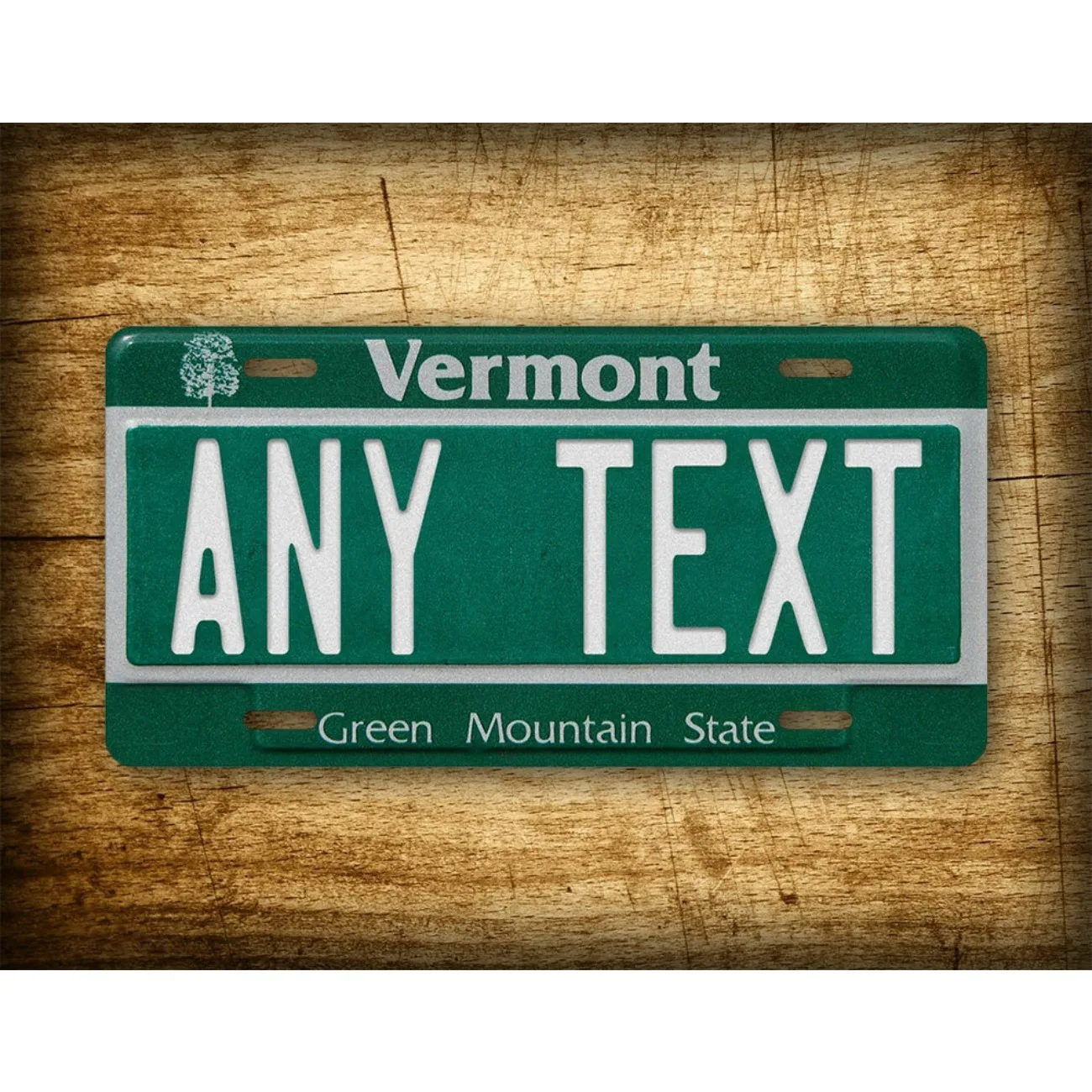 Vermont Metallschild „Green Mountain State“, Heimdekoration, staubdicht, wasserdicht (nur Dekoration)