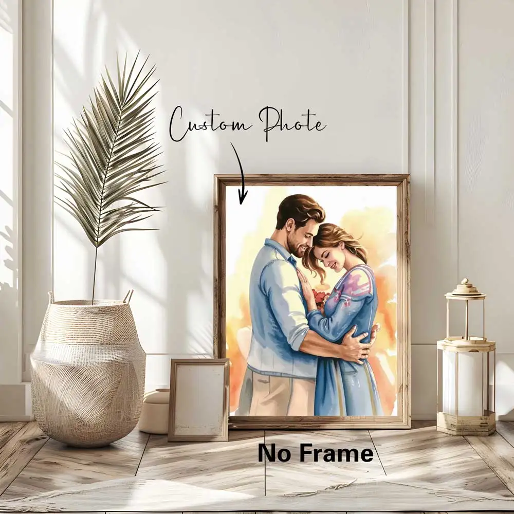 تخصيص قماش بدون إطار قماش اللوحة طباعة HD تخصيص صورتك تخصيص الجدار ملصق فني صالون صور ديكور هدية