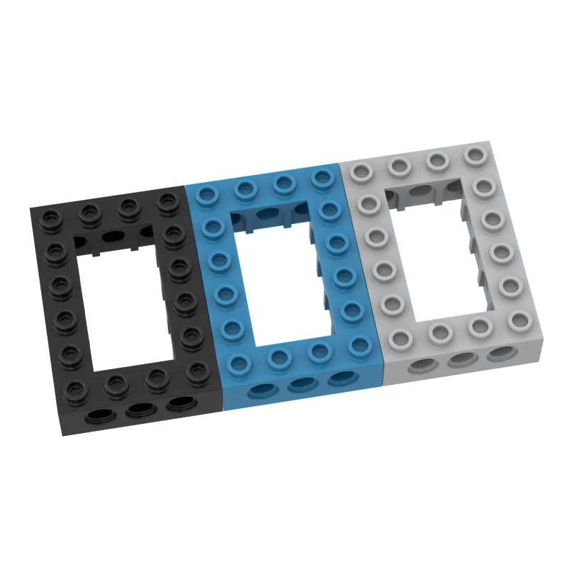 1pc MOC Brick Parts 32531 High-tech Brick 4 x 6 Open Center Compatible Building Block Particle DIY Assmble Kid Puzzle Toy Gift