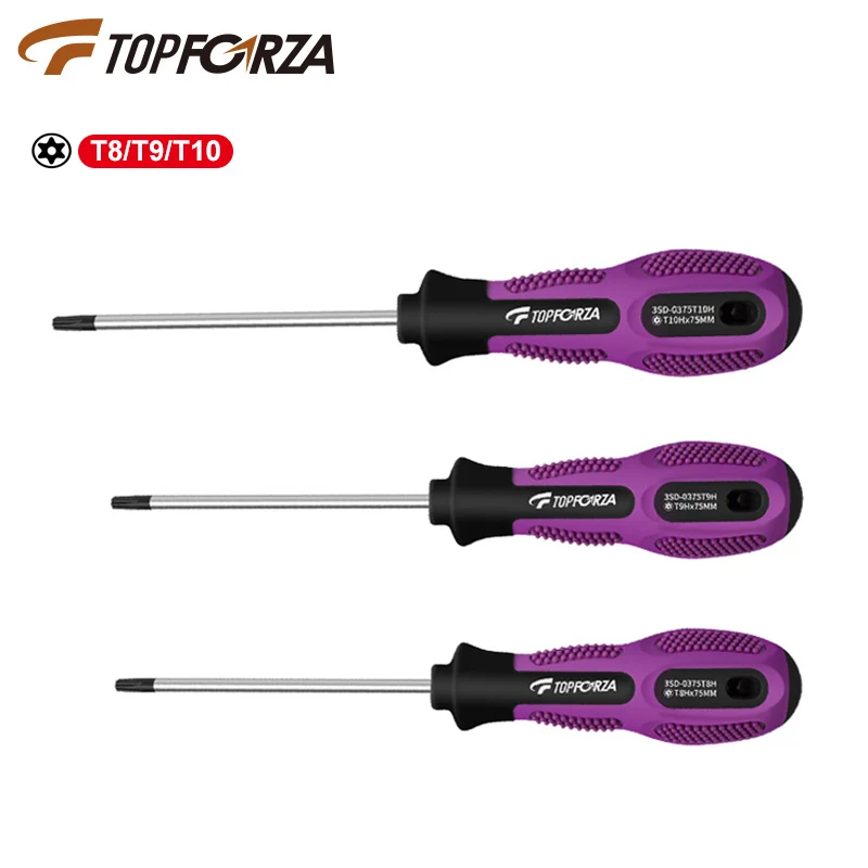 

TOPFORZA 3pcs CR-V Torx Screwdrivers T8 T9 T10 Magnetic Star Screwdriver Repair Tool For Xbox 360 Wireless Controller Hand Tools