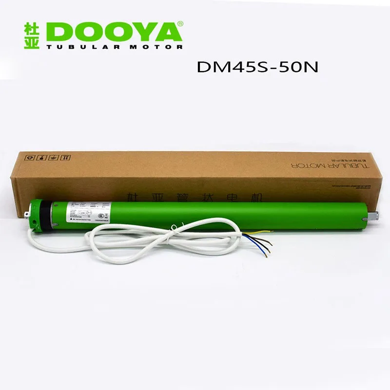Dooya DM45S-50/12 External 4-Wire Strong Electric Control Tubular Motor for 55mm Slot Tubes And 50mm Round Tubes Roller Blind