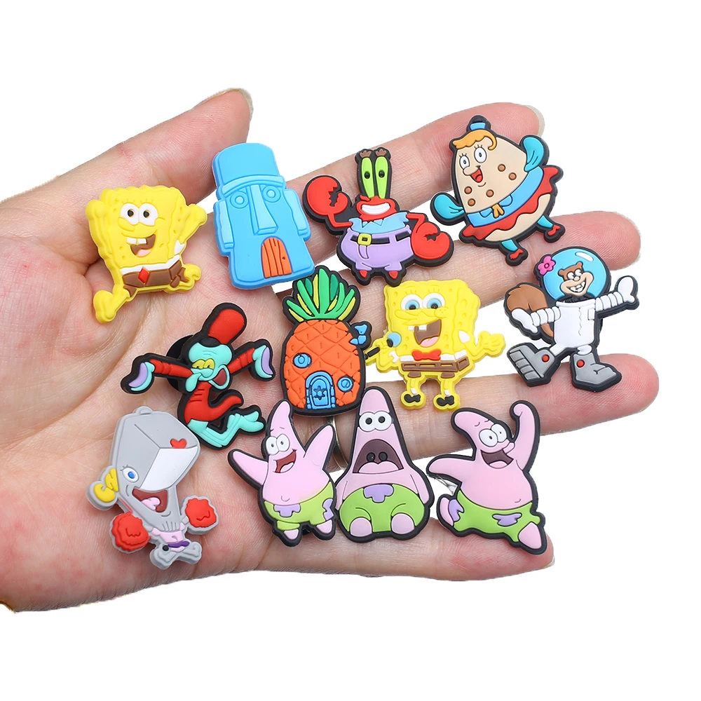 Novelty Single Sale 1pc PVC Game Shoe Charms Shoe Accessories Shoe Decoration for  Wristbands Kids Party Xmas Hot Sale