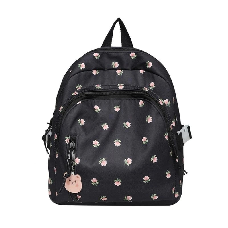 

A3PE Travel Bag Flower Print Backpack Korean Styles Casual Daypacks School Backpack