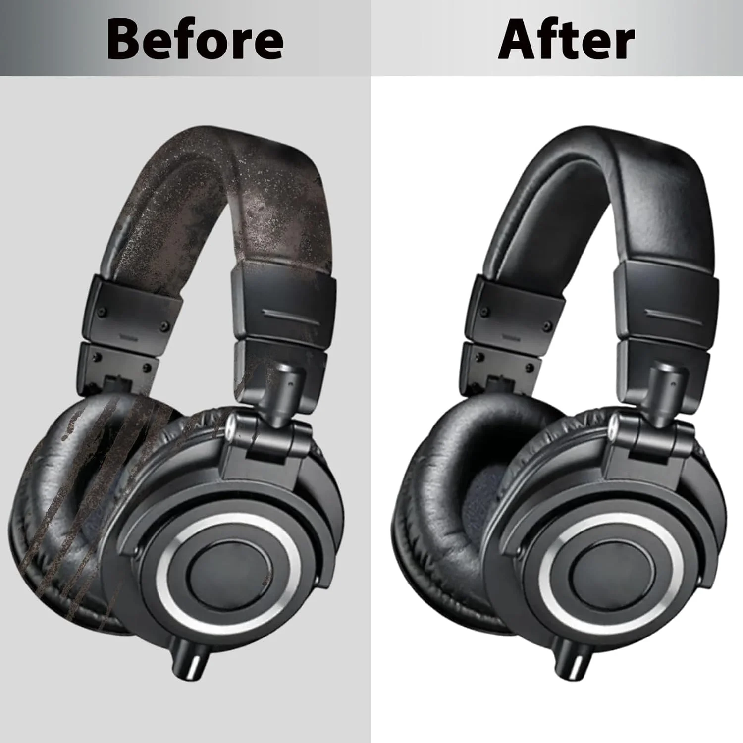 Replacement Headband Cover for Audio Technica ATH M50, M50X, M50XWH, M50XBT, M50XBT2, M50S/LE Headphones,ATH-M50X Head Cushion