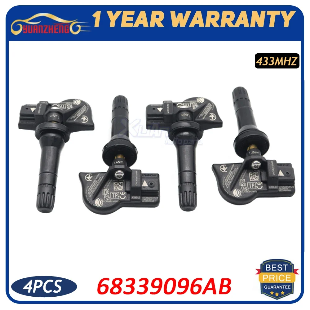 

68339096AB Tire Pressure Sensor Monitoring System TPMS for Jeep Gladiator Grand Cherokee Wagoneer Wrangler Alfa 21-23