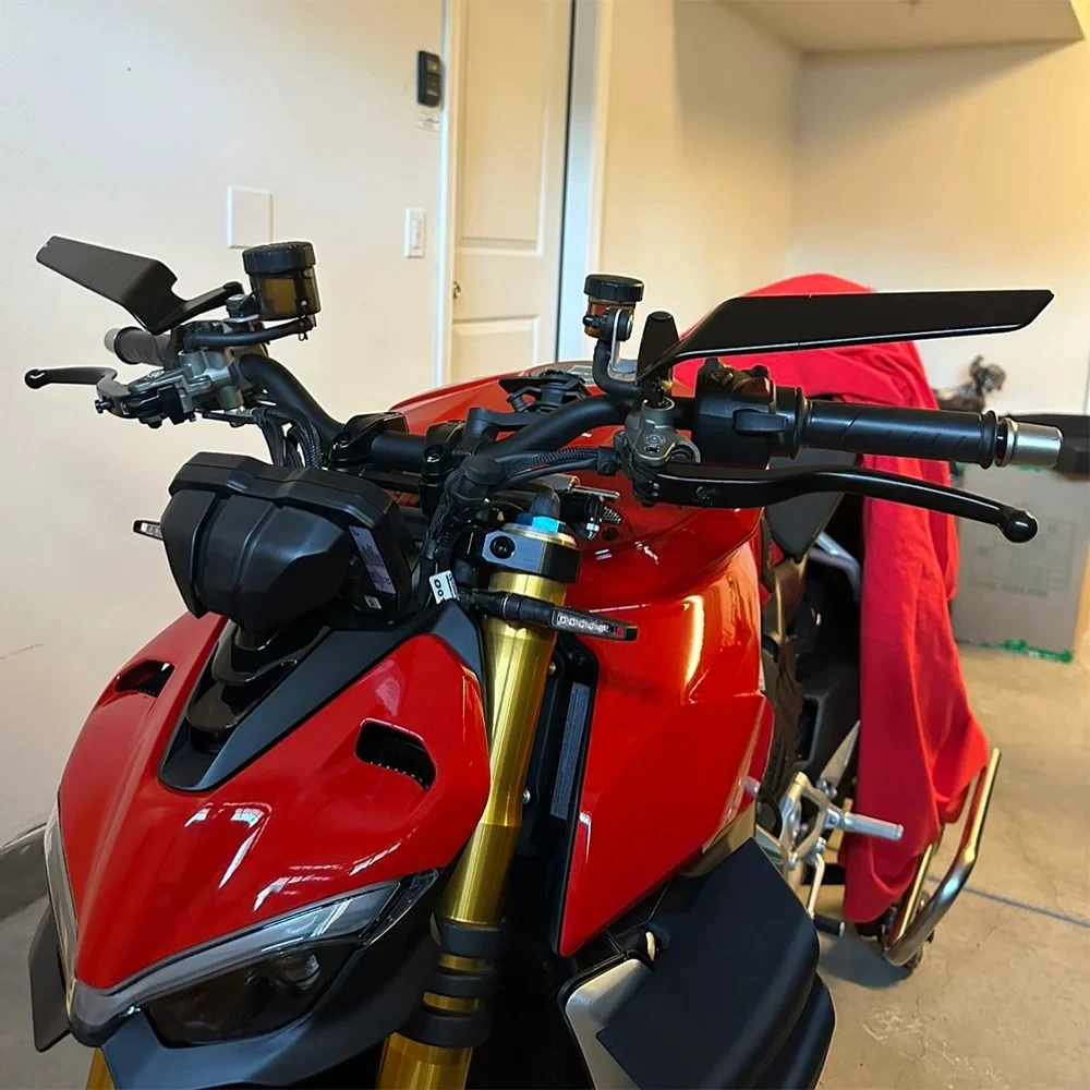 For Ducati Hypermotard 950 Accessories Stealth Mirrors Hypermotard950 Adjustable Winglets for Ducati Hypermotard 950 Parts 2022+