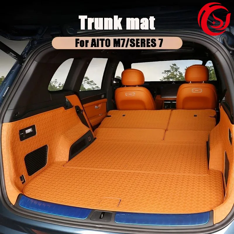 

For AITO M7 SERES 7 Trunk Cushion Trunk Cushion Fully Enclosed Waterproof Leather Interior Modification Accessories