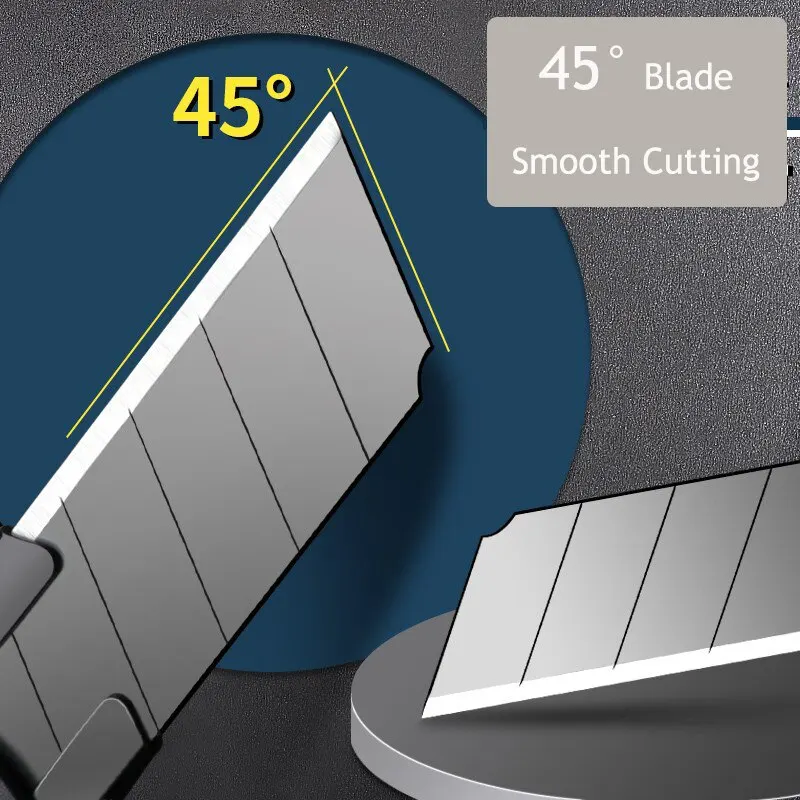 2 قطعة سكّين متعدّد الاستخدامات 20 قطعة شفرات سكين الجيب قطع الورق هدم سكين سريع #5
