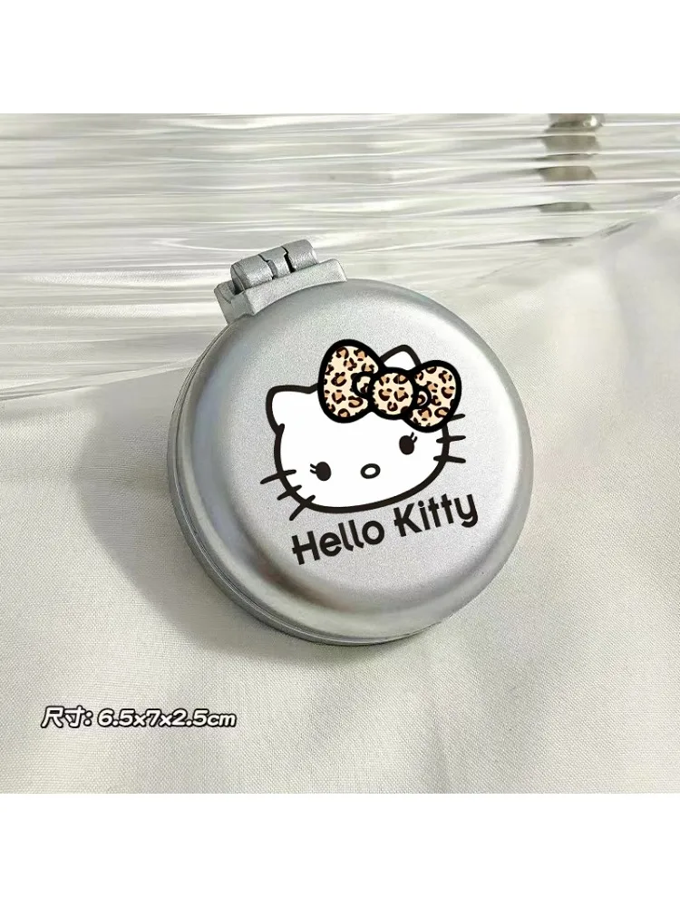 Brosse à cheveux Hello Kitty, coussin, femmes, mignon, anime, couleur macaron, brosse à cheveux créative, légère, portable, miroir, peigne de massage, cadeau d'anniversaire pour enfant