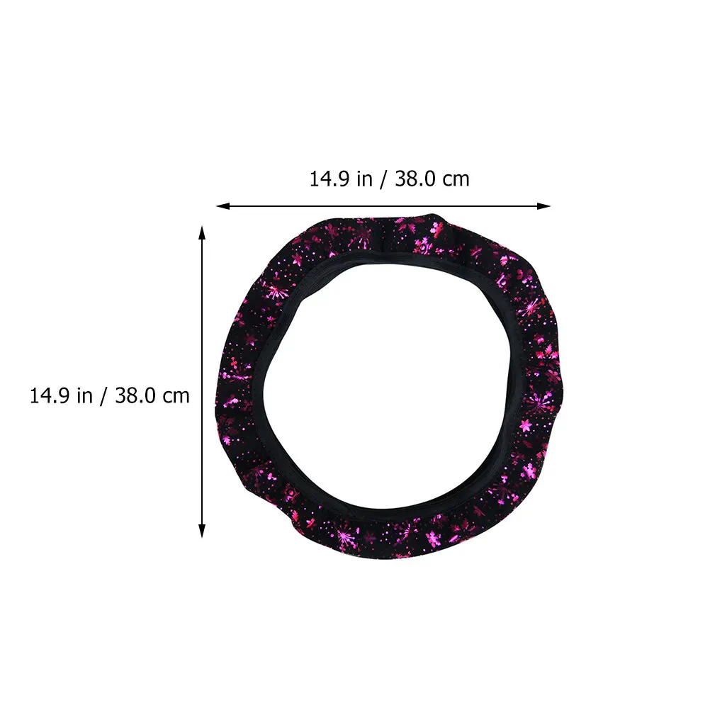 Steering Wheel Cover for Car Universal Fit Premium and Fabric Soft Smooth Grip Enhanced Driving Experience Car Interior