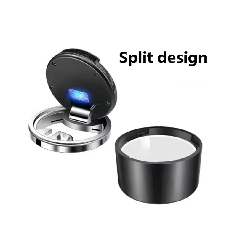 Car LED Ashtray Garbage Coin Storage Cup Container Car Supplie for Dodge RAM Challenger Avenger SRT Caliber car Accessories