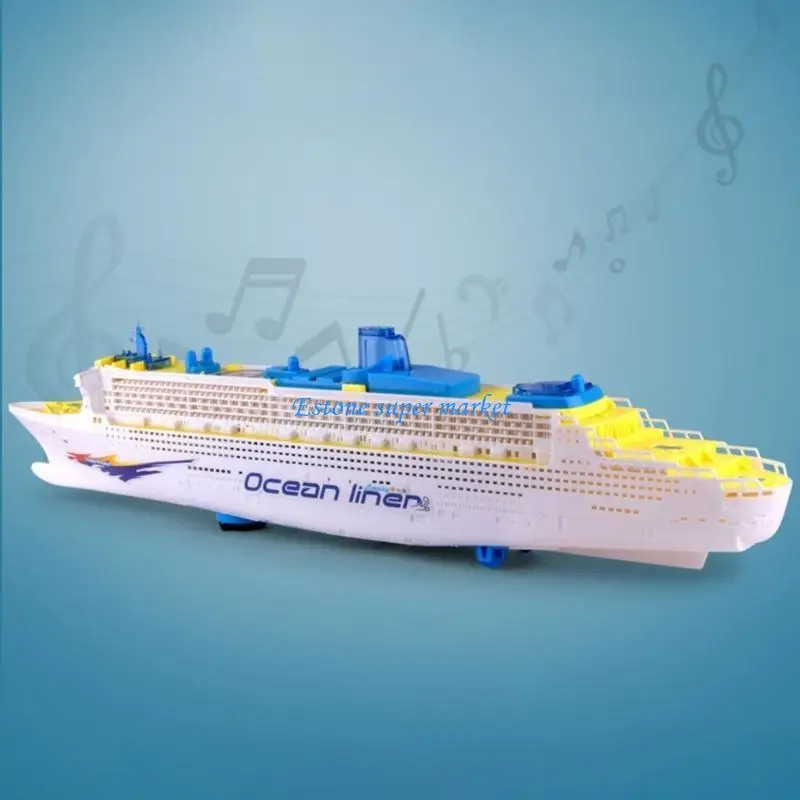 

090B Electronic Cruise Ship Toy for Boys and Girls Birthday Gift for Children for Stall Detailed Vessel Ship Boat