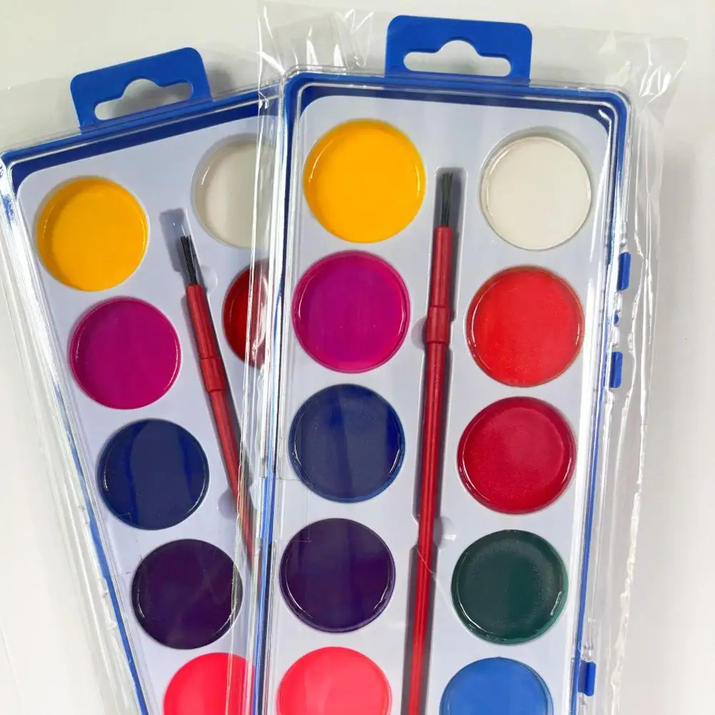 Watercolor Paint Set Rich Pigment Semi Dry Canvas Watercolor Gouache Acrylic Art Painting for Artists Beginners Students