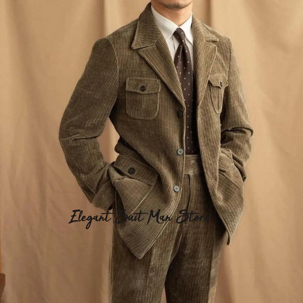 (بدلة سترة + بدلة السراويل) الأعمال الرجعية عارضة سروال قصير الرجال دعوى مجموعة سروال قصير معطف سروال قصير مستقيم الساق السراويل