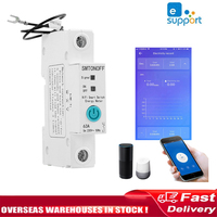 1P Single phase Din rail WIFI Smart Energy Meter Power Consumption kWh Meter wattmeter with Alexa for Smart home