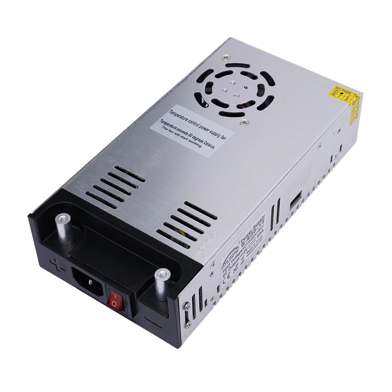 Adapter Switch Transformer Converter Power Supply with On/Off Switch, Max 50A 600W