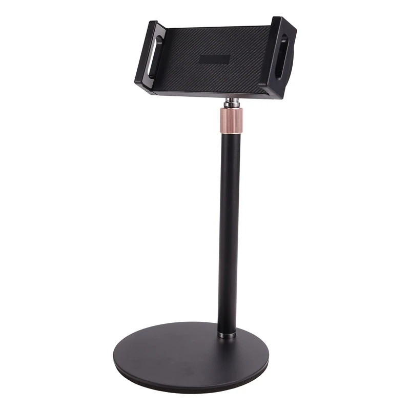 Adjustable Monitor Stand Portable Tablet Holder Up To 25Cm Standing Tablet Bracket Desk Mount