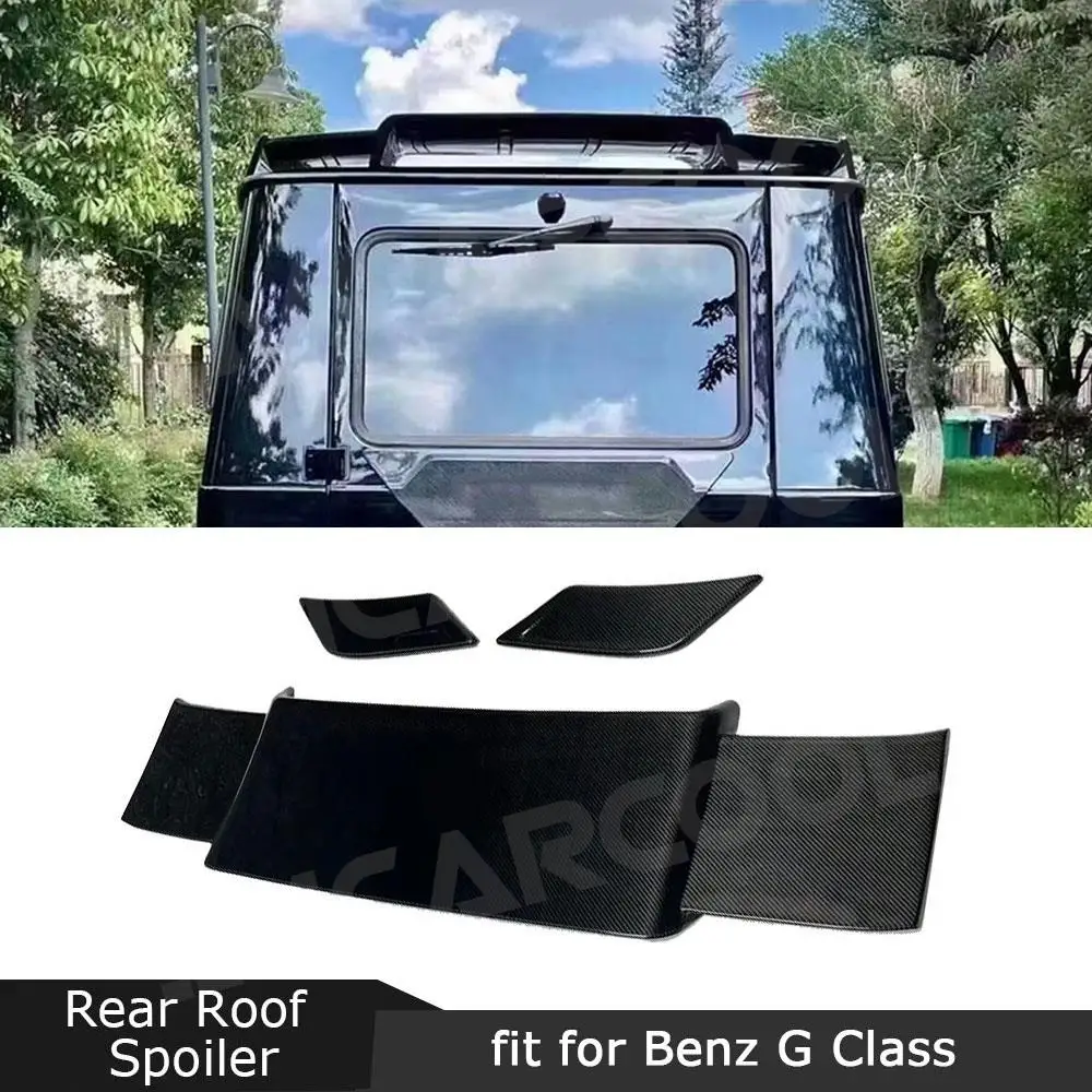 

Car Rear Trunk Lip Spoiler Wing for Mercedes-Benz G CLASS W463 G500 G550 G63 AMG Rear Roof Tail Wing Refits Spoiler Carbon Fiber