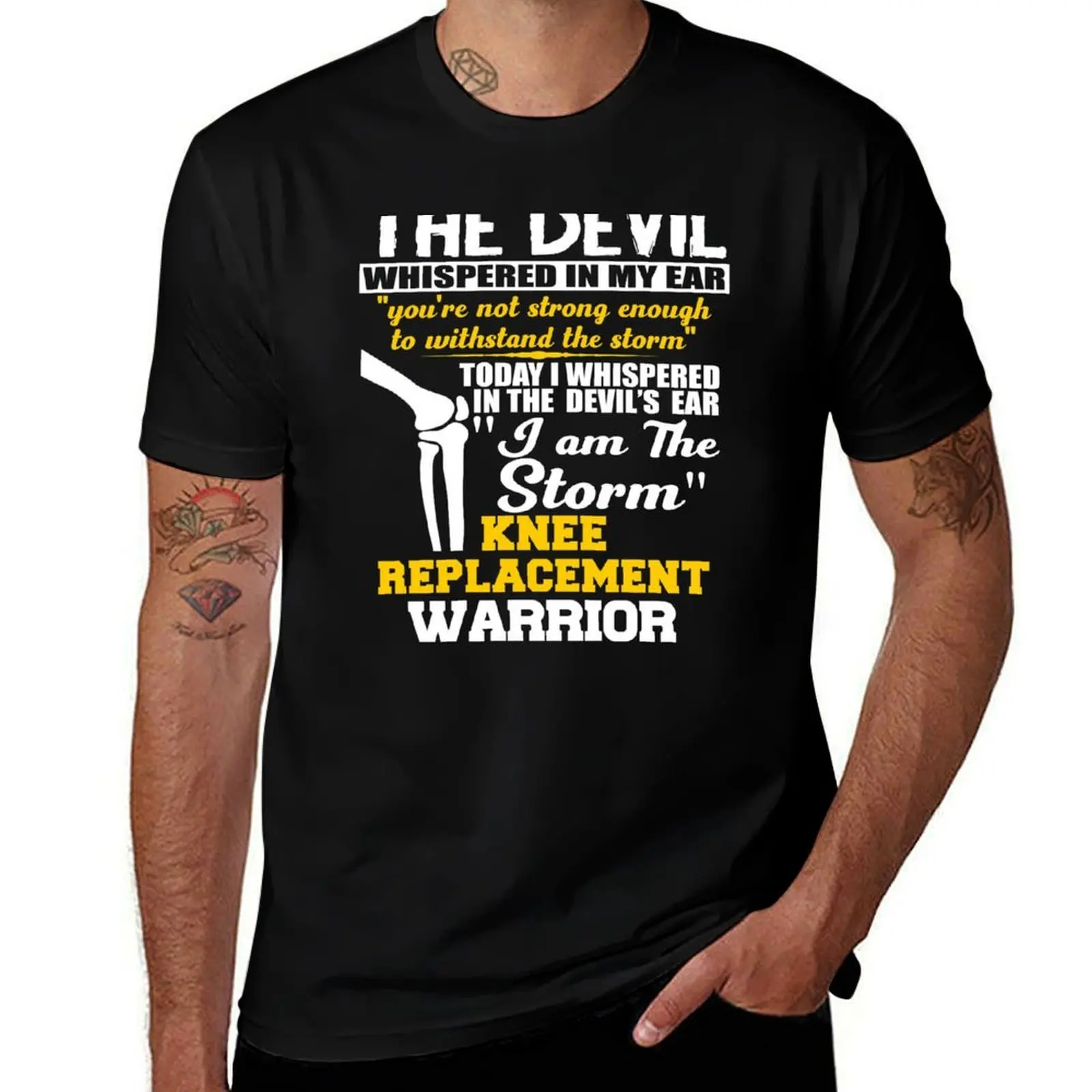 Knee Surgery Shirt I am the Storm Knee Replacement Warrior New Knee Replacement Shirt Join Replacement Shirt Surger T-Shirt