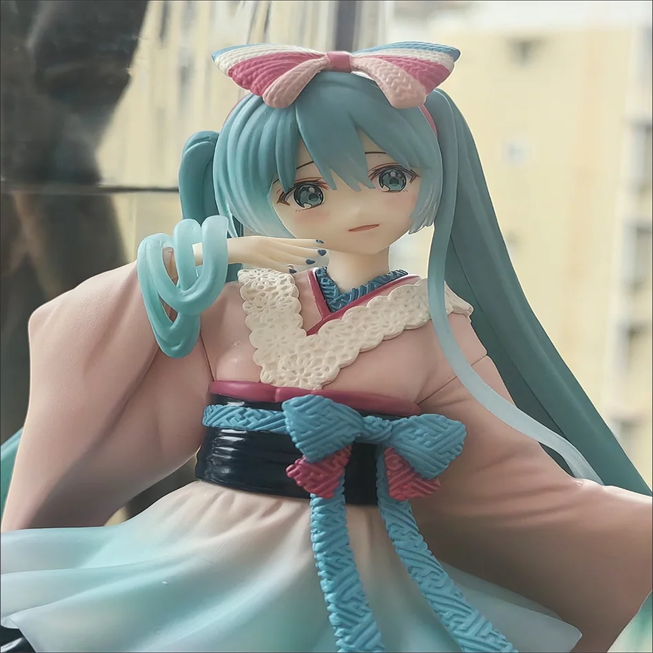 Em estoque vocaloid hatsune miku novo tóquio quimono pvc anime figuras de ação modelo brinquedos colecionáveis presentes