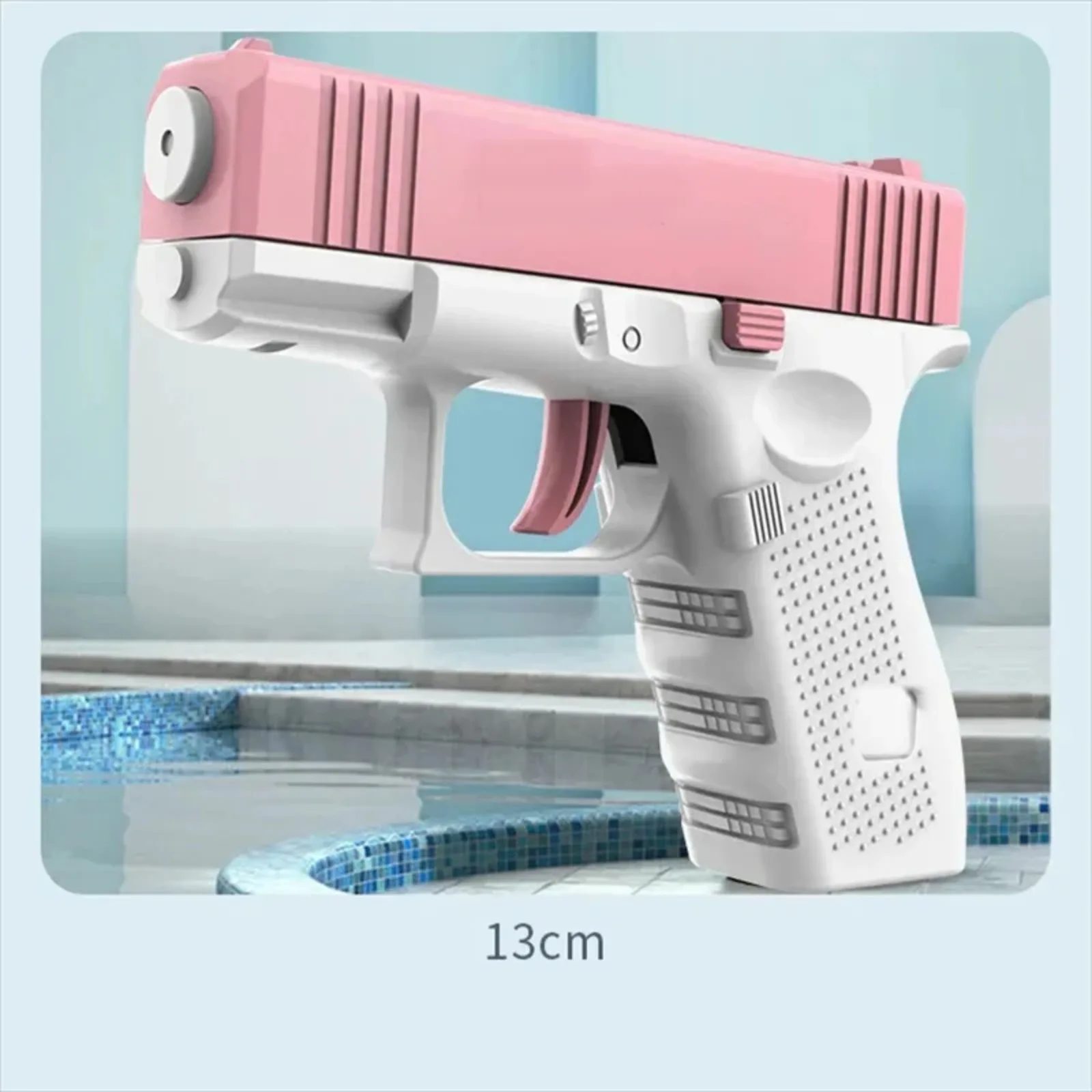 Glock-pistola de agua no eléctrica de alta presión para niños, niños, niñas y adultos, tiro automático completo, juguete de playa