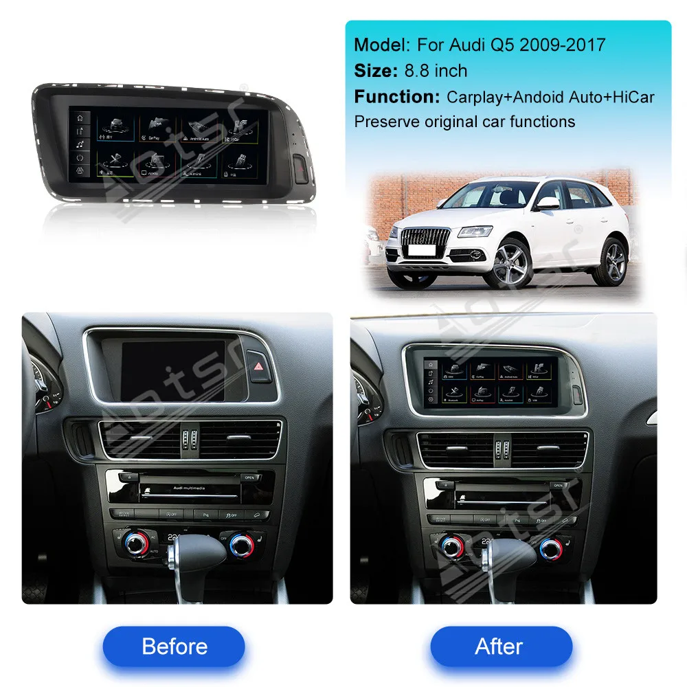 For Audi Q5 2009-2017 High Configuration 8.8