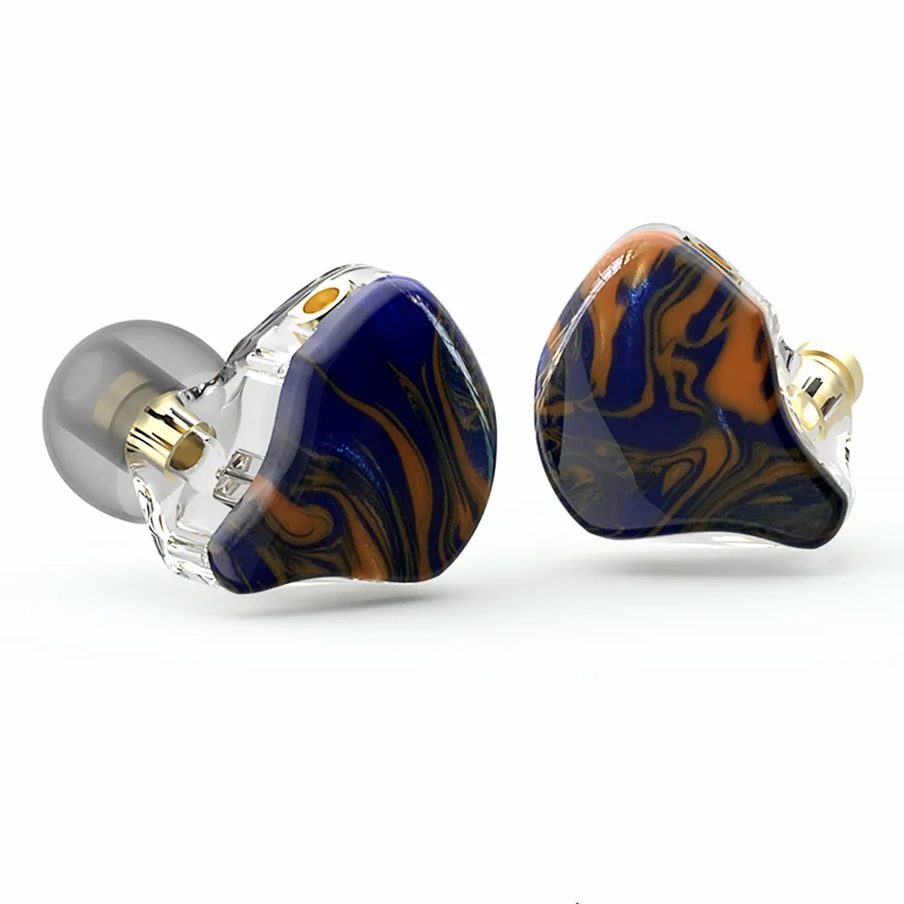 FENGRU-auriculares intrauditivos híbridos, audífonos HIFI con Monitor IEM, MMCX desmontables, 6 unidades de controlador, A6S, 1DD + 2BA