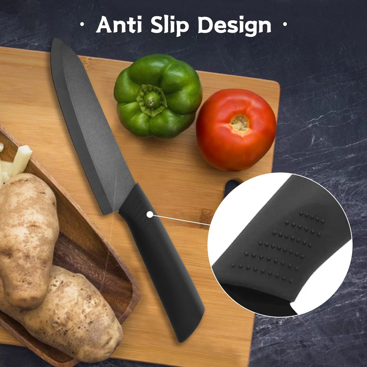 Ceramic Knife Set Kitchen knife Household Cooking knifes Chef Special Sharp Cutting vegetables Meat cleaver - Fruit knife set - view 4