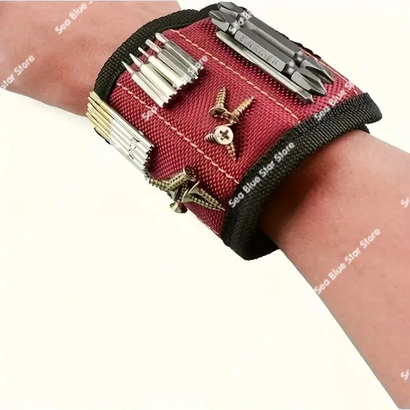Wrist strap Adhesive Velcro Hardware Tools Screwdriver Screws Absorb Magnetic Wristband