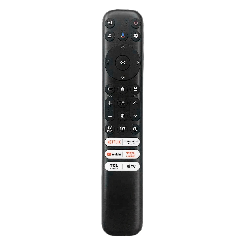 

New Original RC813 FMB1 Voice Remote Control For TCL 4K UHD QLED Smart TV S446 S546 R646 With Silicone Case