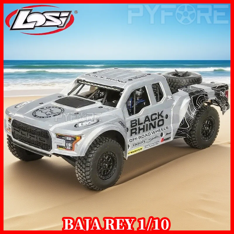 LOSI BAJA REY Desert RC samochody dla dorosłych RC Truck 4X4 3S Bezszczotkowy 1/10 Elektryczny Samochód Zdalnie Sterowany Zabawki dla Dzieci LOS03020V2