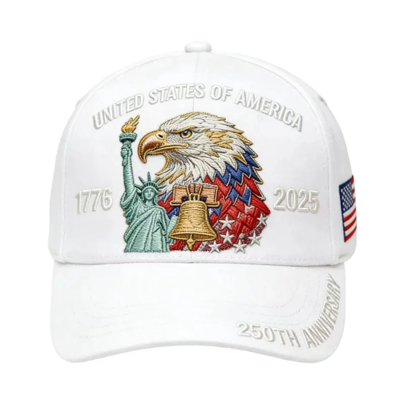 

2026 New US 250th Anniversary Cap Patriotic Baseball Cap Tribute Hat Trucker Hat for Men and Women Outdoor sun hat