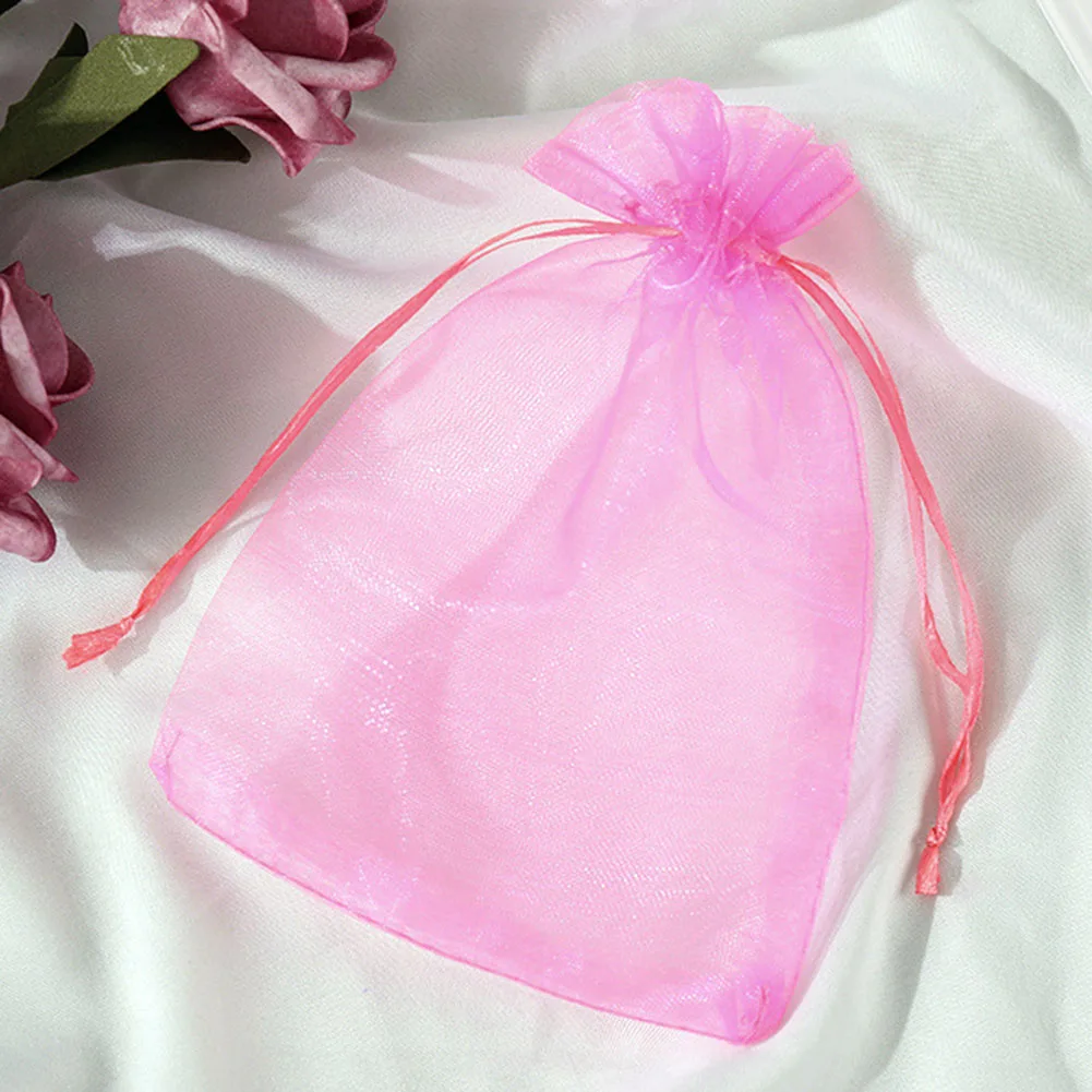 Pink Drawstring Bags Multi Purpose Sachet Bags Decoration Sachet Bags Attractive Presentation Easy To Use And Fill