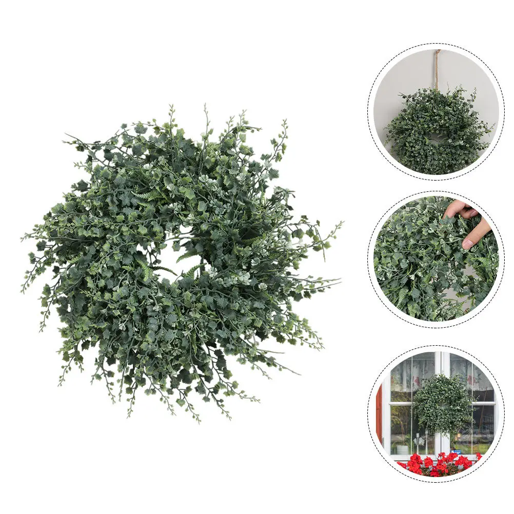 

1Pcs Realistic Artificial Wreath Natural Wreath Pendant Eye-Catching Festival Decoration Home Pendant Home Decor