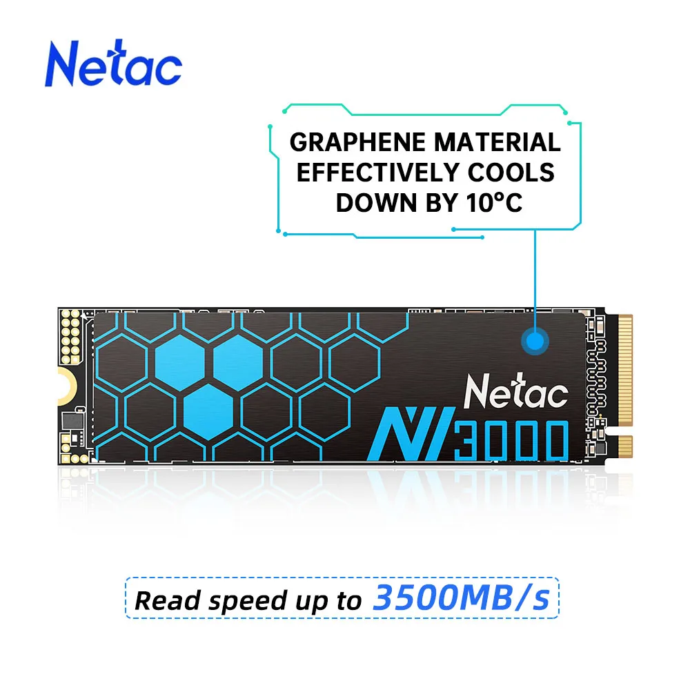 Netac M2 SSD NVMe 250gb 500gb 1tb 2tb SSD M.2 2280 PCIe SSD Internal Solid State Drive Disk for Laptop Desktop