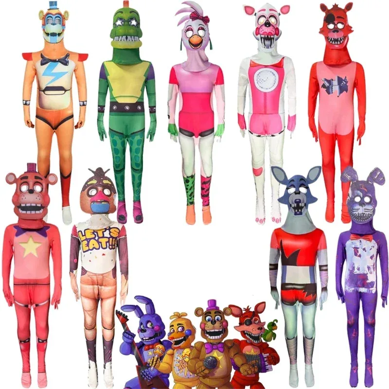 Didi 2025 2025 hhhGame Five Nights Freddy Fazbear Bonnie Rabbit Chica Chicken Foxy disfraz de pirata Cosplay Anime mono de terror