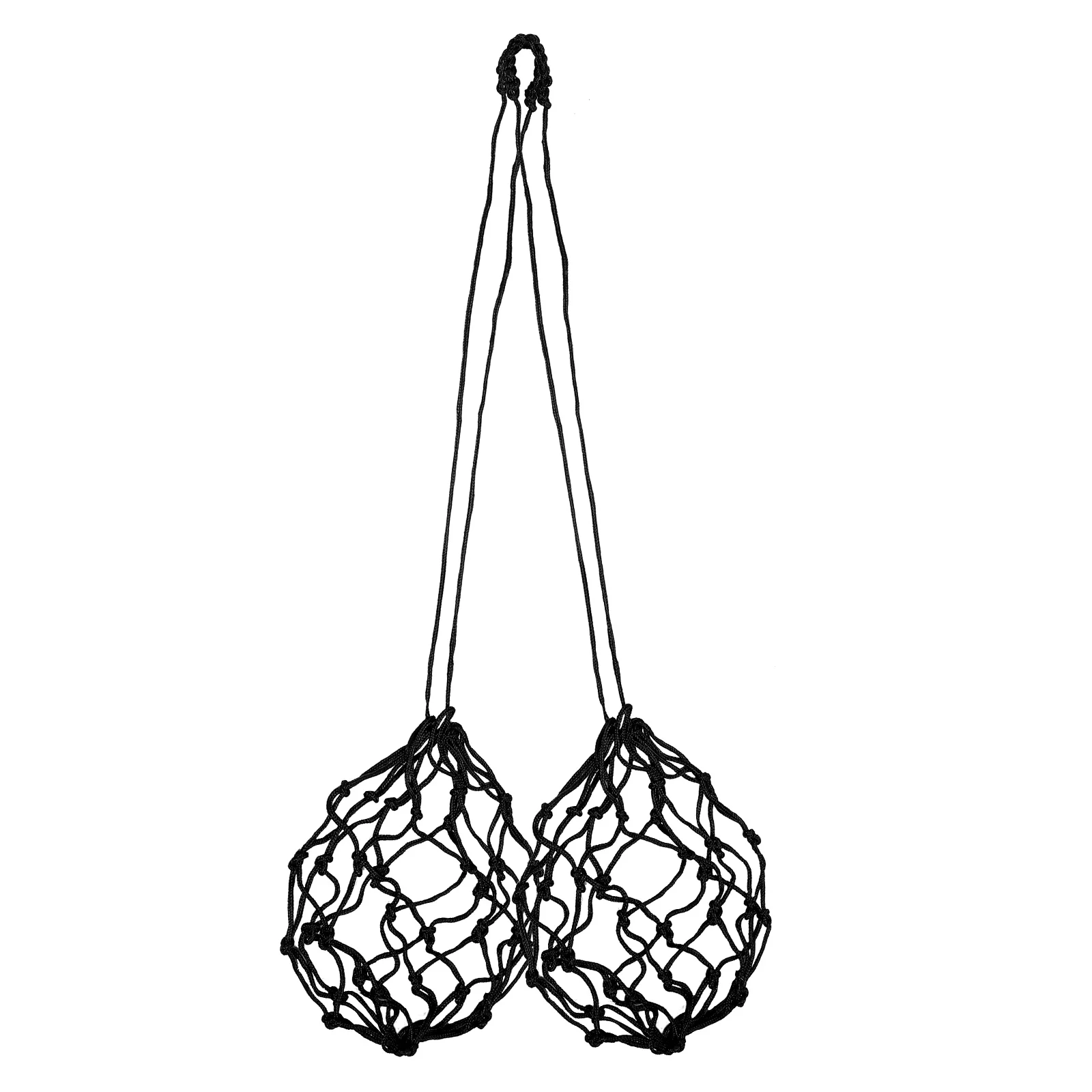 

2 Pcs Soccer Ball Net Bag Holder Baseball Volleyball Ballet Slipper Polypropylene