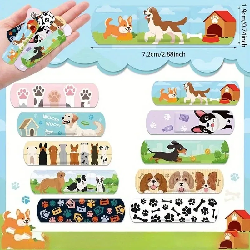 

30Pcs/Set Cartoon Animal Band Aid Children's Plasters Wound Dressing Tape Patch Skin Dressing Strips Tape Adhesive Bandages
