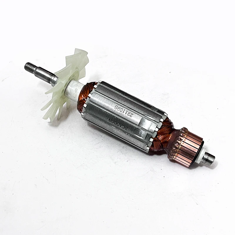 Koil angker AC220-240V untuk Hitachi G10SF3 S1M-FF04-100A Gerinda sudut Armature Rotor Anchor koil suku cadang pengganti