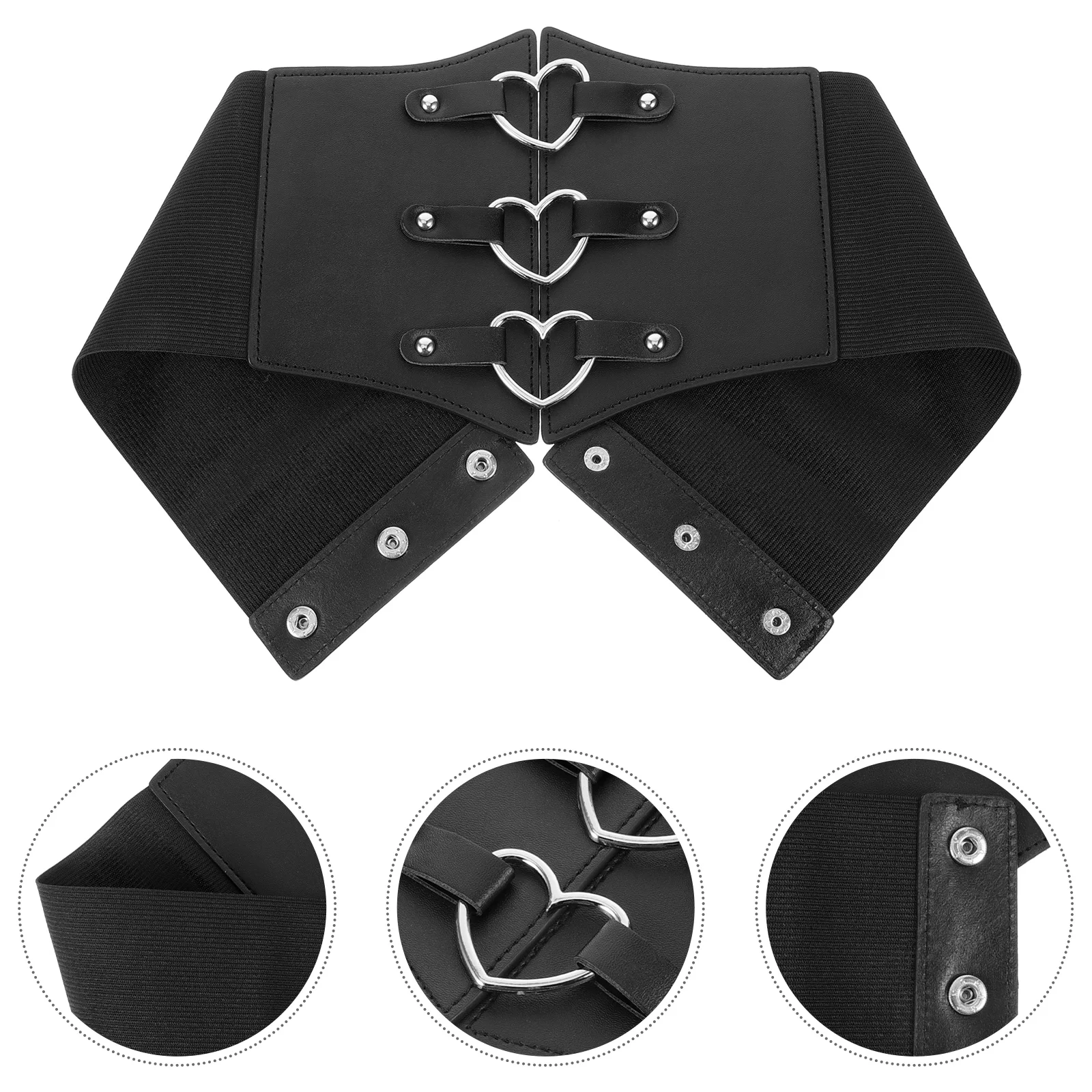 Waspie Corset Belt Retro Girdle Loving Lady for Women Pirate Waist Dress Imitation Belts