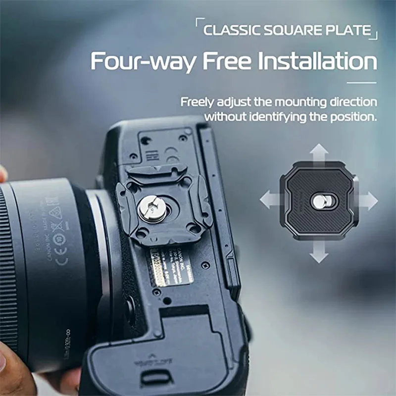 Ulanzi-Base de sangle à dégagement rapide Falcam F38, kit V2, compatible avec F38 PD Fotopro PGY, plaque de dégagement rapide