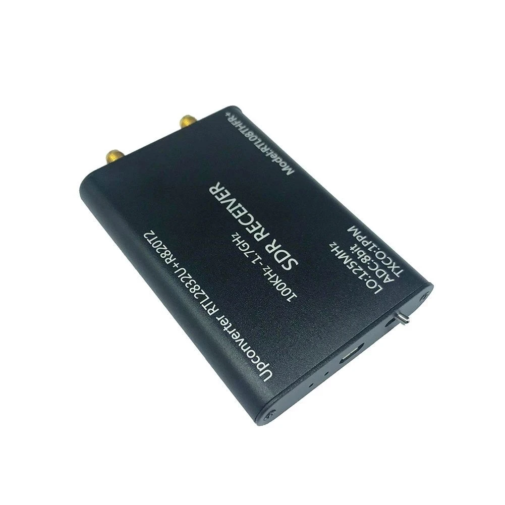 Latest 100KHz-1.7GHz RTL08THFR+ SDR Radio Upconverter+1PPM TXCO RTL-SDR Receiver RTL2832U+R820T2 SDR + USB +Antenna view 5