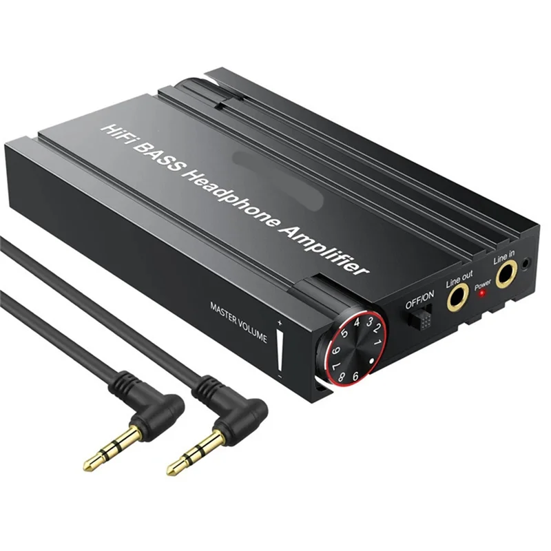 Delicate Texture-Hifi BASS Headphone Amplifier Portable 3.5Mm Headphone Amp Headphone Amplifier Headphone Amp
