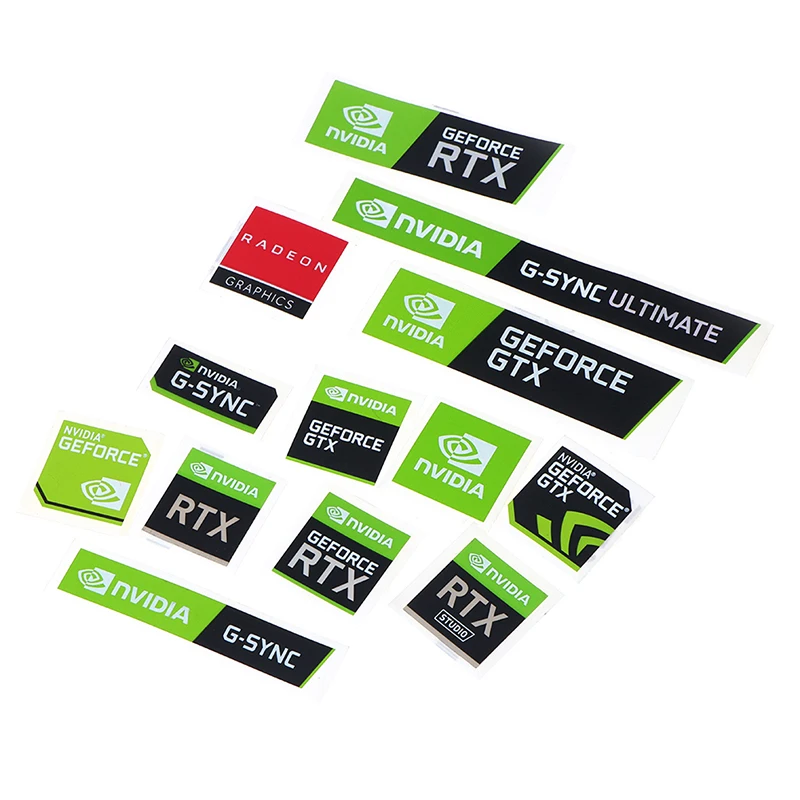 5PCS Neue NVIDIA GTX GEFORCE Laptop Desktop Label Dekorative Aufkleber