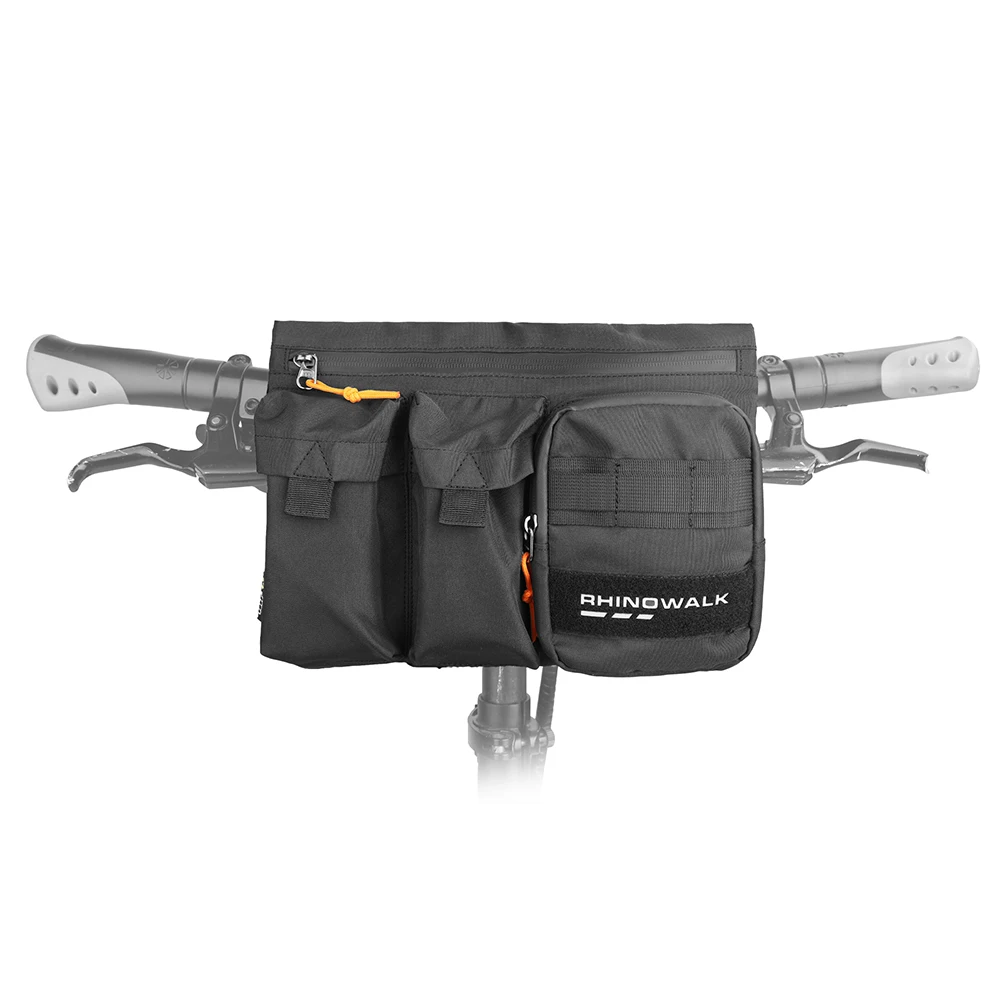 Rhino walk Fahrrad Lenker Tasche 2l große Kapazität Fahrrad tasche Vorder rohr Packt asche Korb Schulter Fannt Pack MTB Straßen zubehör
