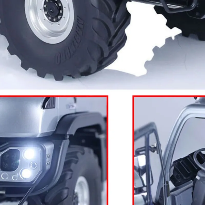 

U423 1/10 RC Crawler Car Model Metal Bucket 4X4 Remote Control Off-road Truck Vehicles Sounds Lights Painted Model Toy for Boys
