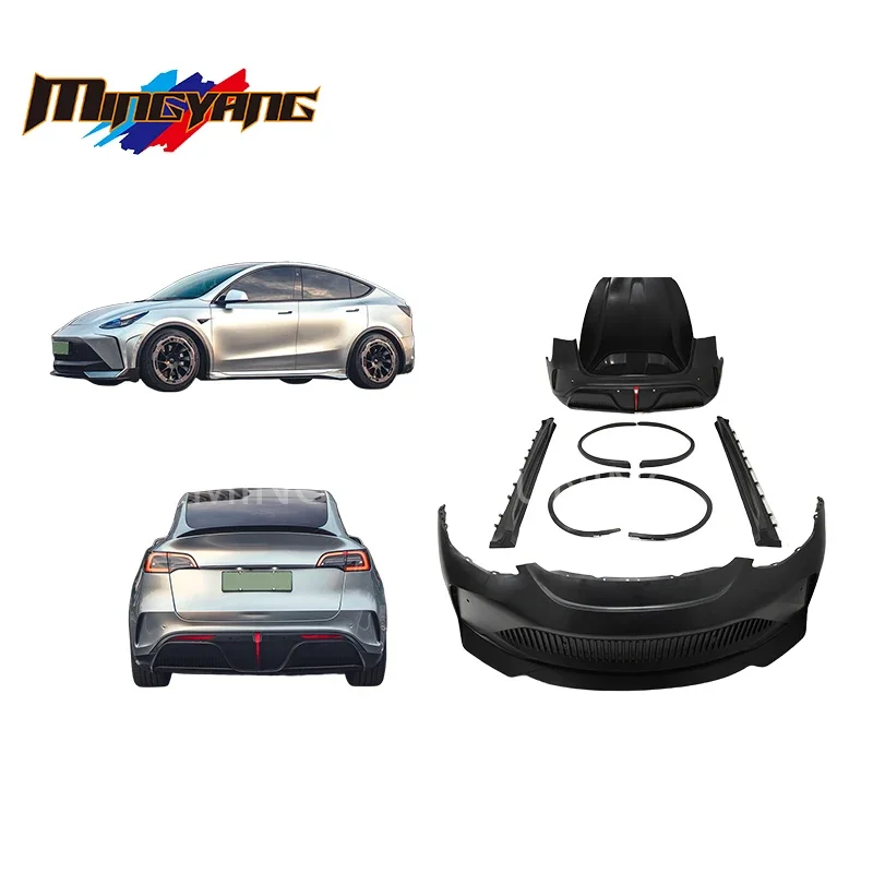 

PP plastics Starship design bodykit car bumpers for Tesla Model Y body kit