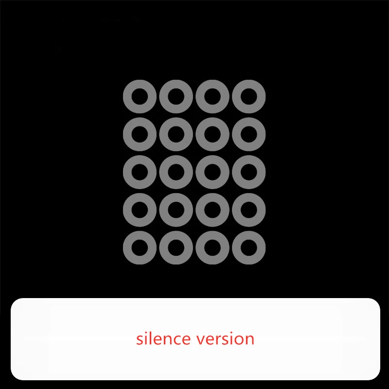 20pcs/pack Ultraglide Doughnut Mouse Skates DIY Universal Round Control Speed ICE Version 9mm Glides PTFE Feet Prevent Collapse